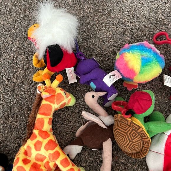 Lot of TY Beanie Babies Plush + Teletubbies Keychains Vintage Mixed Toys - Picture 6 of 14